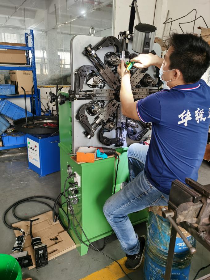 Wires Spring Machine 3 Groups Wire Spring Making Machine 20T 5A 3 Phase With Wearable Gear