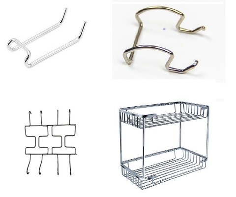 Spring Steel 2 - 5mm 3D CNC Wire Bender Stable Forming With CNC System