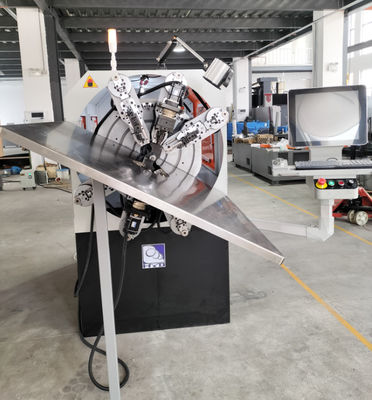 0.3 - 2.5mm Wire Forming Multifunction CNC Spring Making Machine With Servo Motor