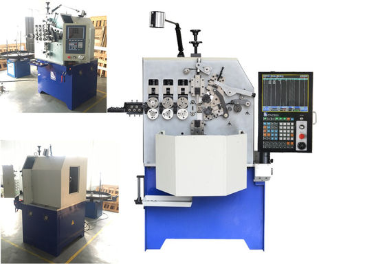 1.0 - 4.0mm Diameter Steel Spring Machine Three Axes For Multi Shape Springs