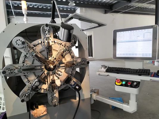 0.3-2.5mm High Efficiency CNC Spring Machine Computer Multi Function Coiler