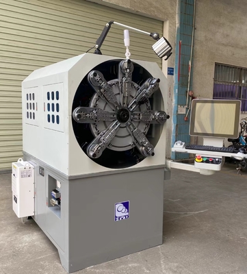 0.3-2.5mm High Efficiency CNC Spring Machine , Multi-function Computer Spring Machine