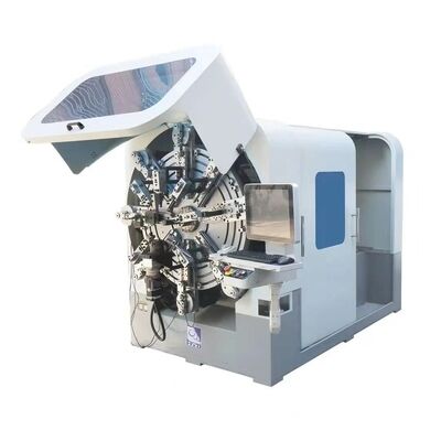 Automatic Multi-Function 12 Axes Swivel Type Spring Coiling Machine 2-6mm Computer Spring Making Machine Motor Core Components