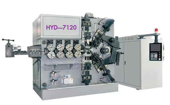 Automatic 7 Axis CNC Multifunction Coiling Spring Making Machine 6-16mm Core Motor Component for Metal & Metallurgy