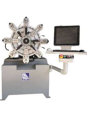 Versatile CNC Small Spring Making Machine For Max Wire Diameter 2.5mm Wire