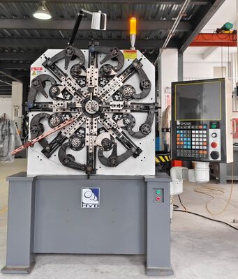 Cam 4.0mm CNC Spring Making Equipment Sanyo Motor CE ISO9001 Blue Systems