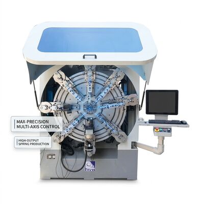 Multi Axes Computer Spring Forming Machine High Output CNC Spring Machine Line