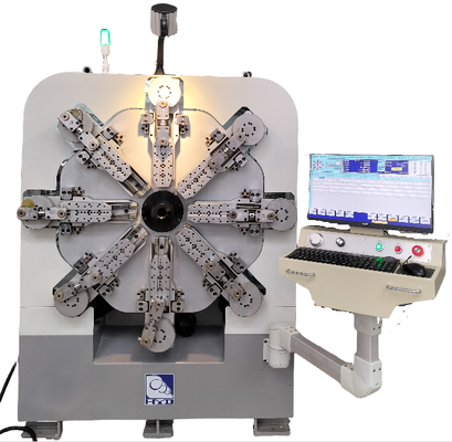 Camless Automatic Spring Machine , Spring  Making Machine With Twelve Axes