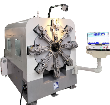 1.0-4.0mm Camless CNC Spring Making Machine 12 Axes Wire Forming Machine