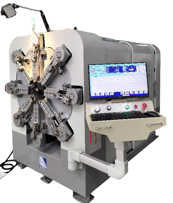 Camless Automatic Spring Machine , Spring  Making Machine With Twelve Axes