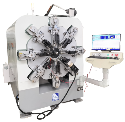 Camless Automatic Spring Machine , Spring  Making Machine With Twelve Axes