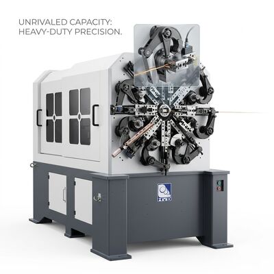 Five Axes Wire Rotary CNC Spring Machine 1.0 - 4.0mm Japan Motor System