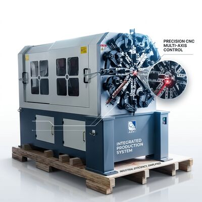 Five Axes Wire Rotary CNC Spring Machine 1.0 - 4.0mm Japan Motor System