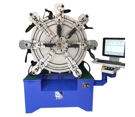 27KW CNC Tension Torsion Spring Coiling Machine With Twelve Axes Systems