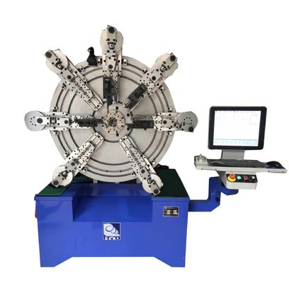 Computerized Tension Torsion Spring Making Machine With Twelve Axes Systems