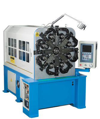 Cam 4.0mm CNC Spring Making Equipment Sanyo Motor CE ISO9001 Blue Systems