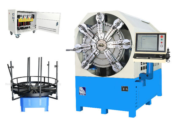 Wire Rotary CNC Spring Manufacturing Machine Twelve To Fourteen Axes Systems