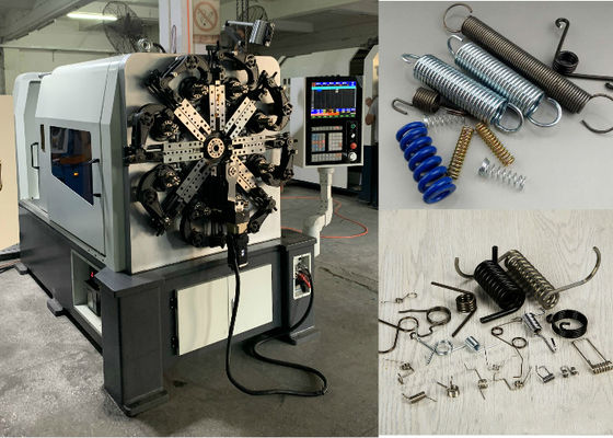 ISO9001 5 Axis 4.0mm Wire Spring Making Machine 17.5KW CNC Spring Former