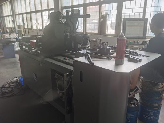 3D Wire Bending Machine Multifunction For Chamfering Spring Forming Lines