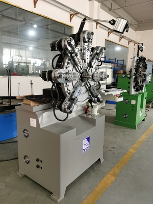 Computerized Tension with Ten Axes Making a Wire Bending Machine using a Spring Former