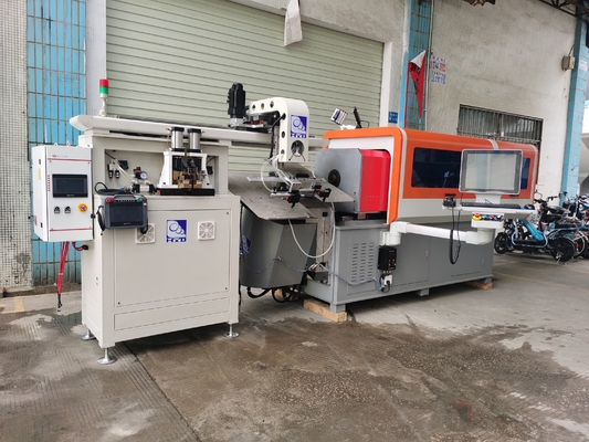 Automatic Wire Bending Equipment Ten Axes Controlled With 70m / Min Feeding Speed