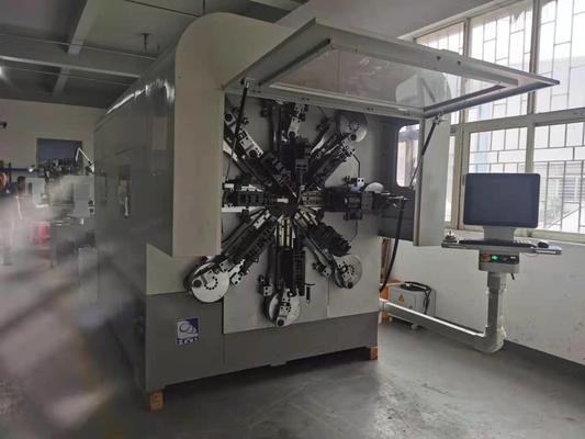 Twelve Axes Camless Wire Forming Machine For 1-4mm Diameter High Carbon Steel Wire
