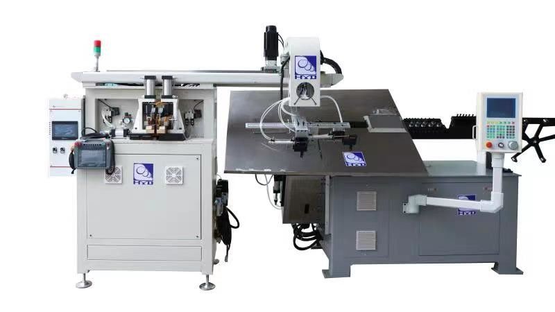 Three Axes 2D Wire Bending Machine High Speed For Hard Spring Steel 1 - 3 Mm