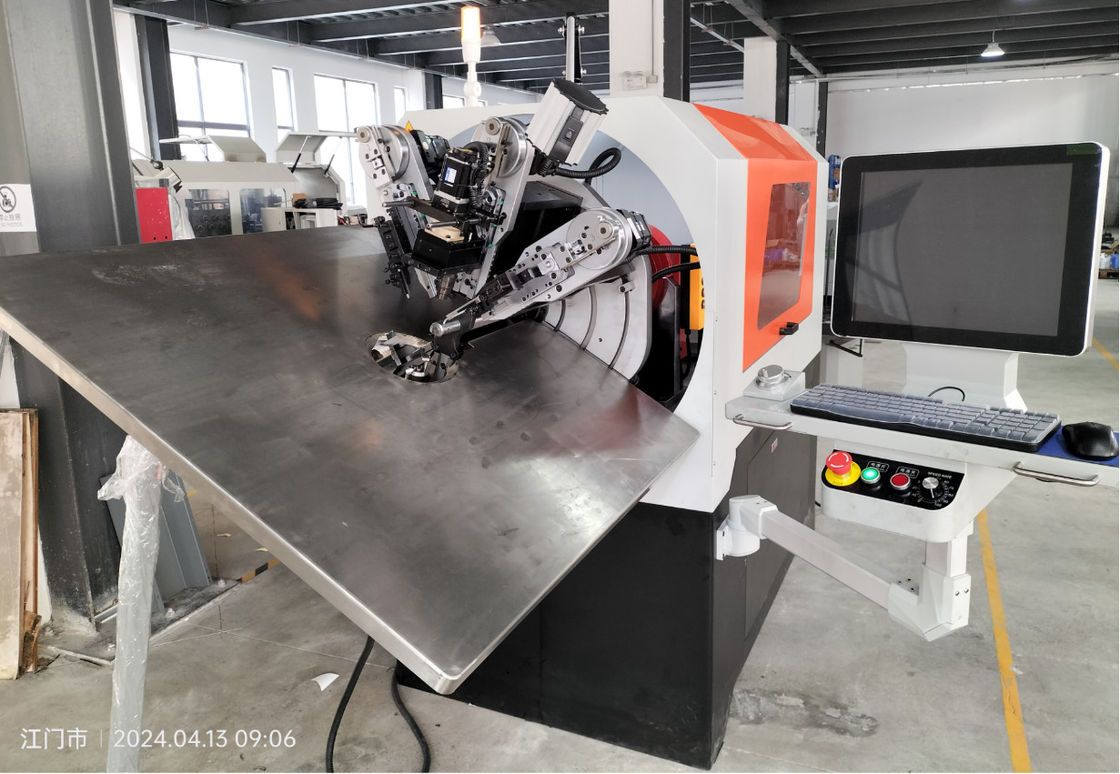 0.3 - 2.5mm Wire Forming Multifunction CNC Spring Making Machine With Servo Drive