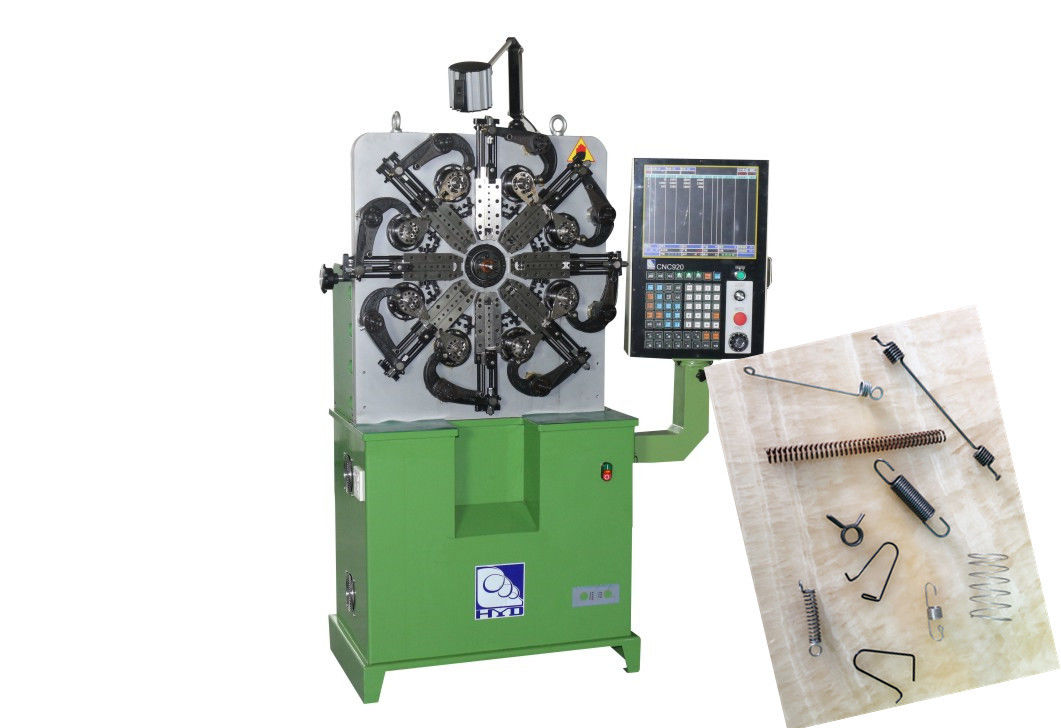 0.2 - 2.3mm Wire Diameter CNC Spring Machine High Precision 3-4 Axes Systems