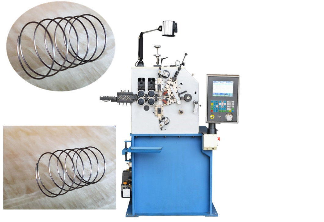 0.4 - 2.0mm Material Spring Wire Machine With CNC Computer System And Cutting Tools