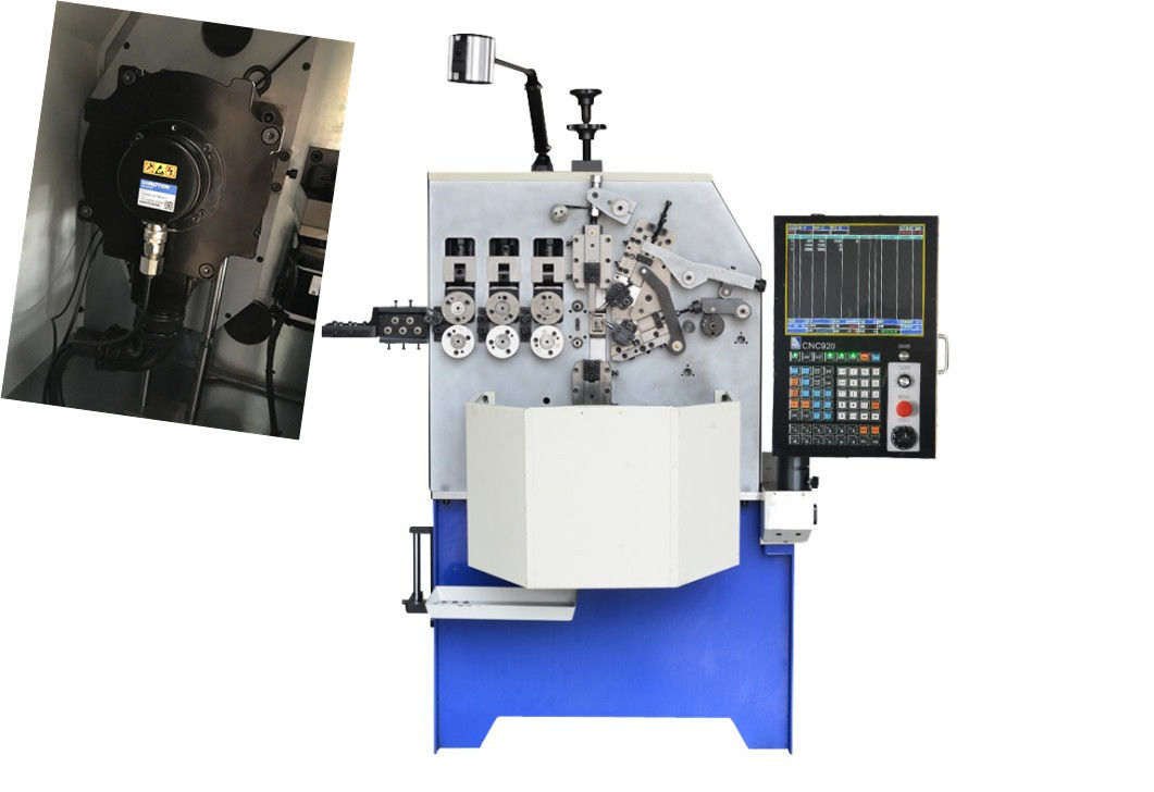 Three Axes CNC Spring Coiling Machine with 1.0-4.0mm Diameter and Taiwan CNC System