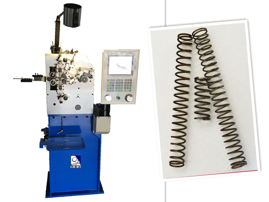 Computer Control Spring Coiling Machine for Wire Diameter 0.15 - 0.8mm