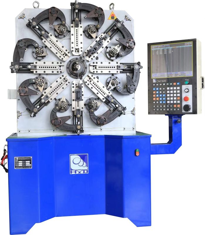 0.8 - 4.2mm Spring Bending Machine , Coil Spring Manufacturing Machine 