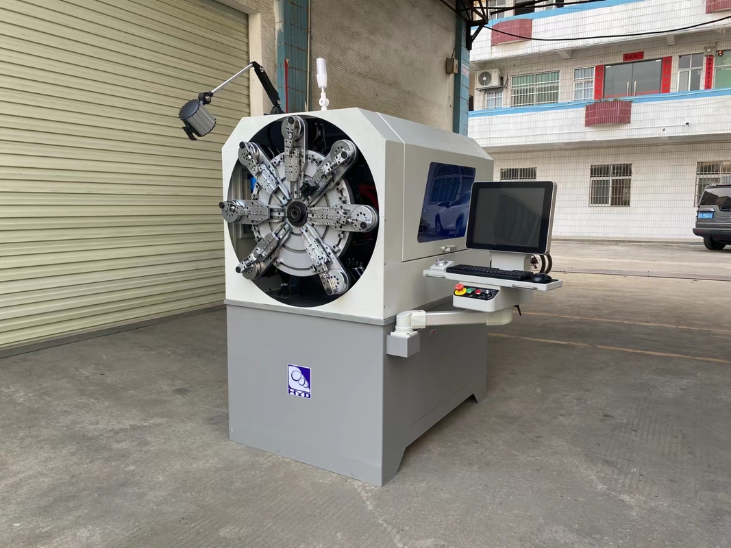 0.3-2.5mm High Efficiency CNC Spring Machine , Multi-function Computer Spring Machine