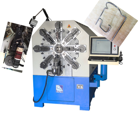 Automatic 12 Axes CNC Spring Machine with 1-4mm Wire Capacity and 100m/min Speed for High Efficiency