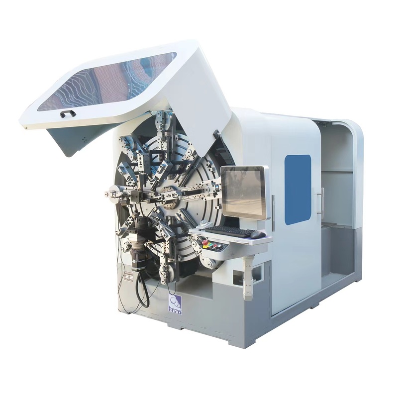 Automatic Multi-Function 12 Axes Computer Spring Coiling Machine for 1-4mm & 2-6mm Wire with 100m/min Speed and 380V Power
