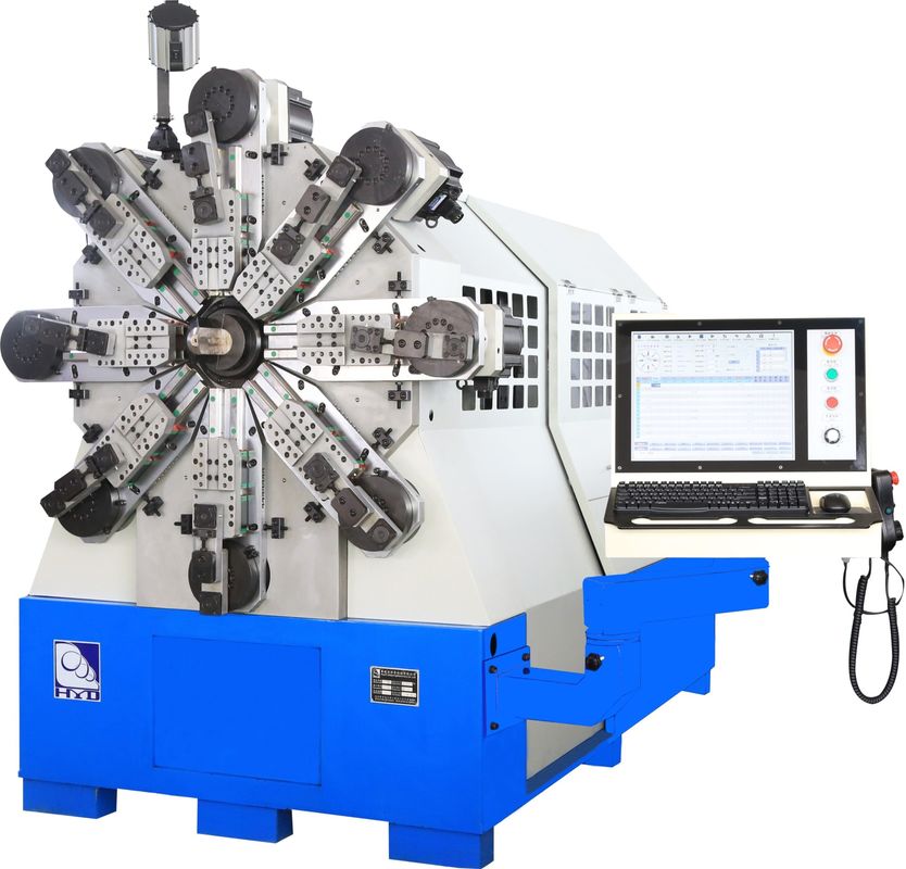 Max Fourteen Axes CNC Spring Machine 2.0mm - 6.0mm Cam Less Torsion Systems