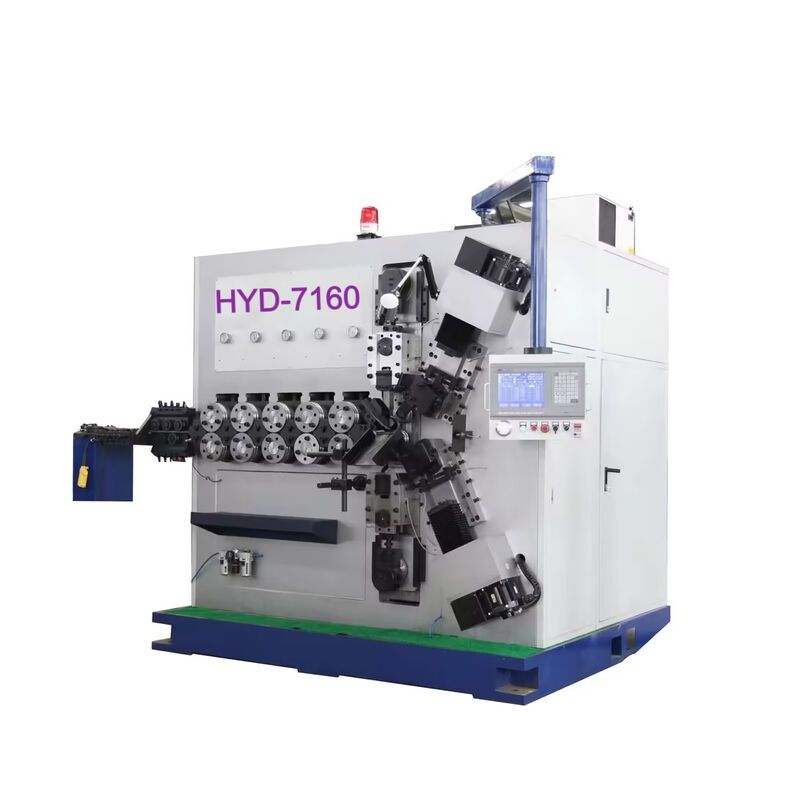Automatic 7 Axis CNC Multifunction Coiling Spring Making Machine 6-16mm Core Motor Component for Metal & Metallurgy