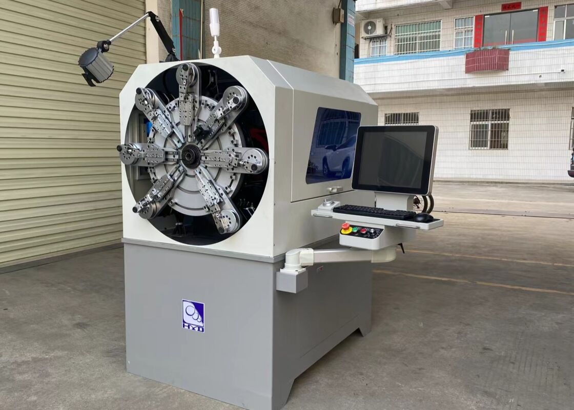 0.3-2.5mm High Efficiency CNC Spring Machine , Multi-function Computer Spring Machine