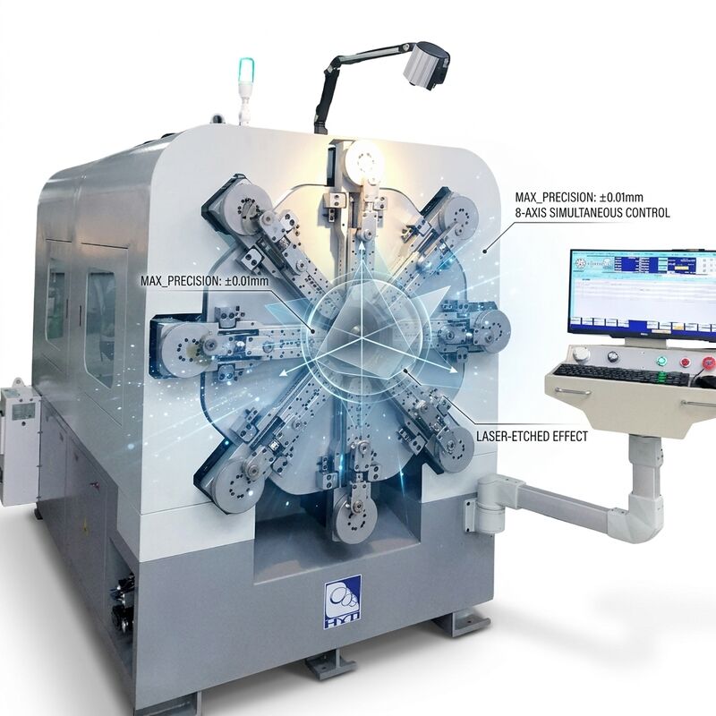 380V 50Hz 27KW Camless CNC Spring Machine For 1 - 4mm Carbon Steel Systems