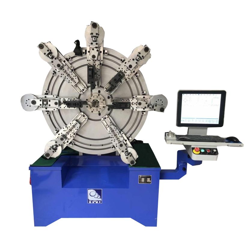 Computerized Tension Torsion Spring Making Machine With Ten-Twelve Axes Systems