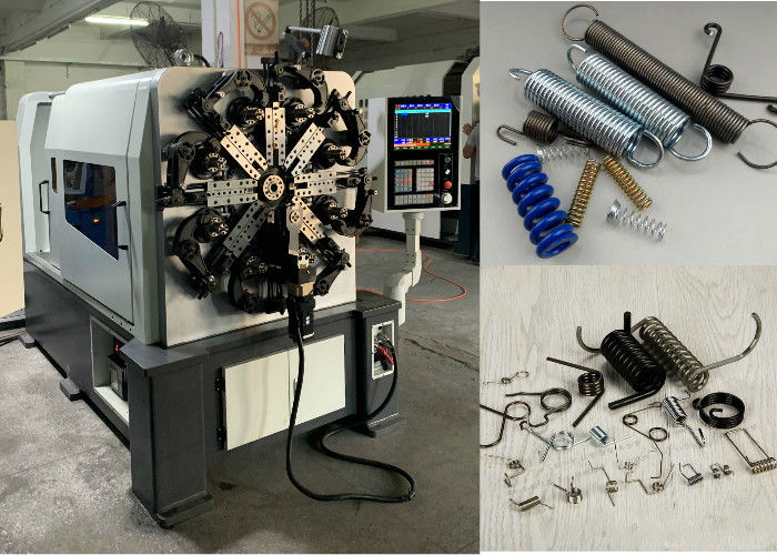 ISO9001 5 Axis 4.0mm Wire Spring Making Machine 17.5KW CNC Spring Former