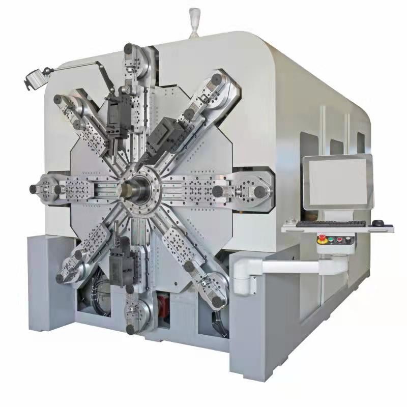 Compression Spring Forming Machine Camless CNC 12 Axes Servo Control System