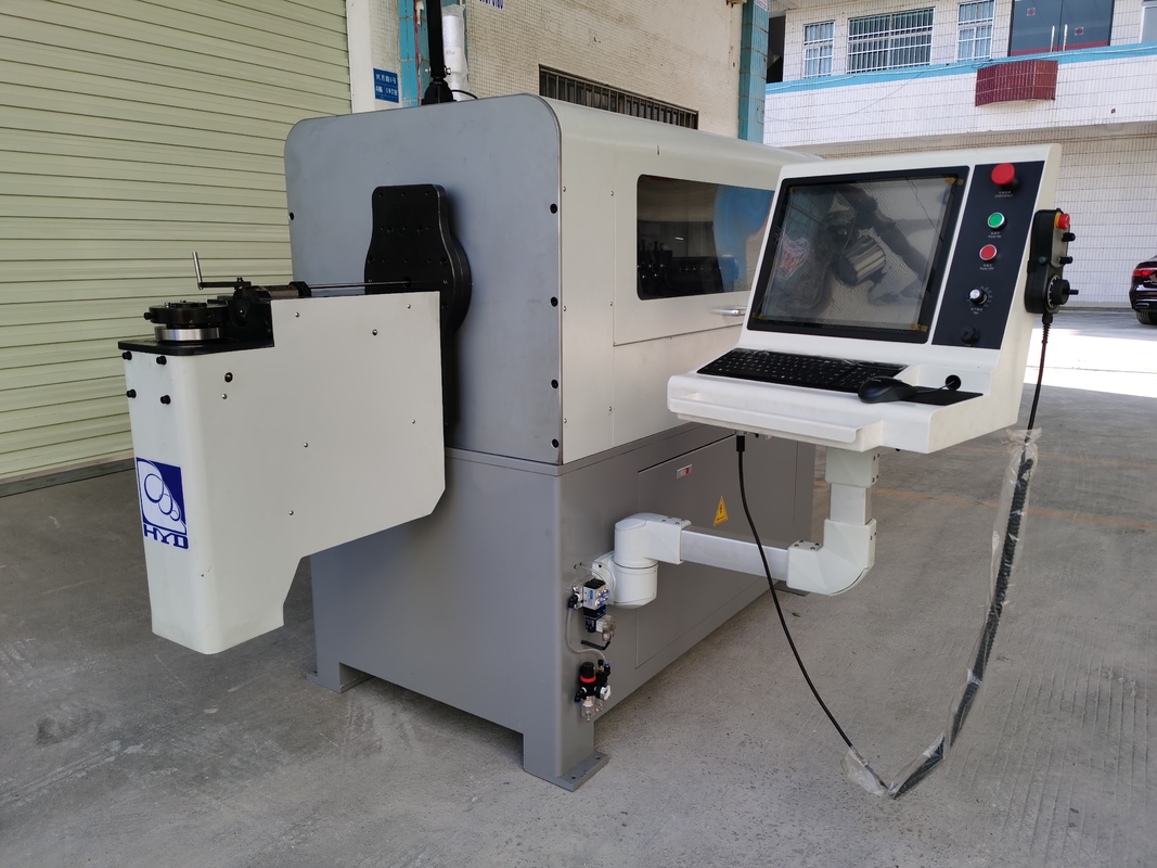 Fully Automatic 3D Bender Forming 360 Degrees Rotary Head 12mm Wire Bending Machine
