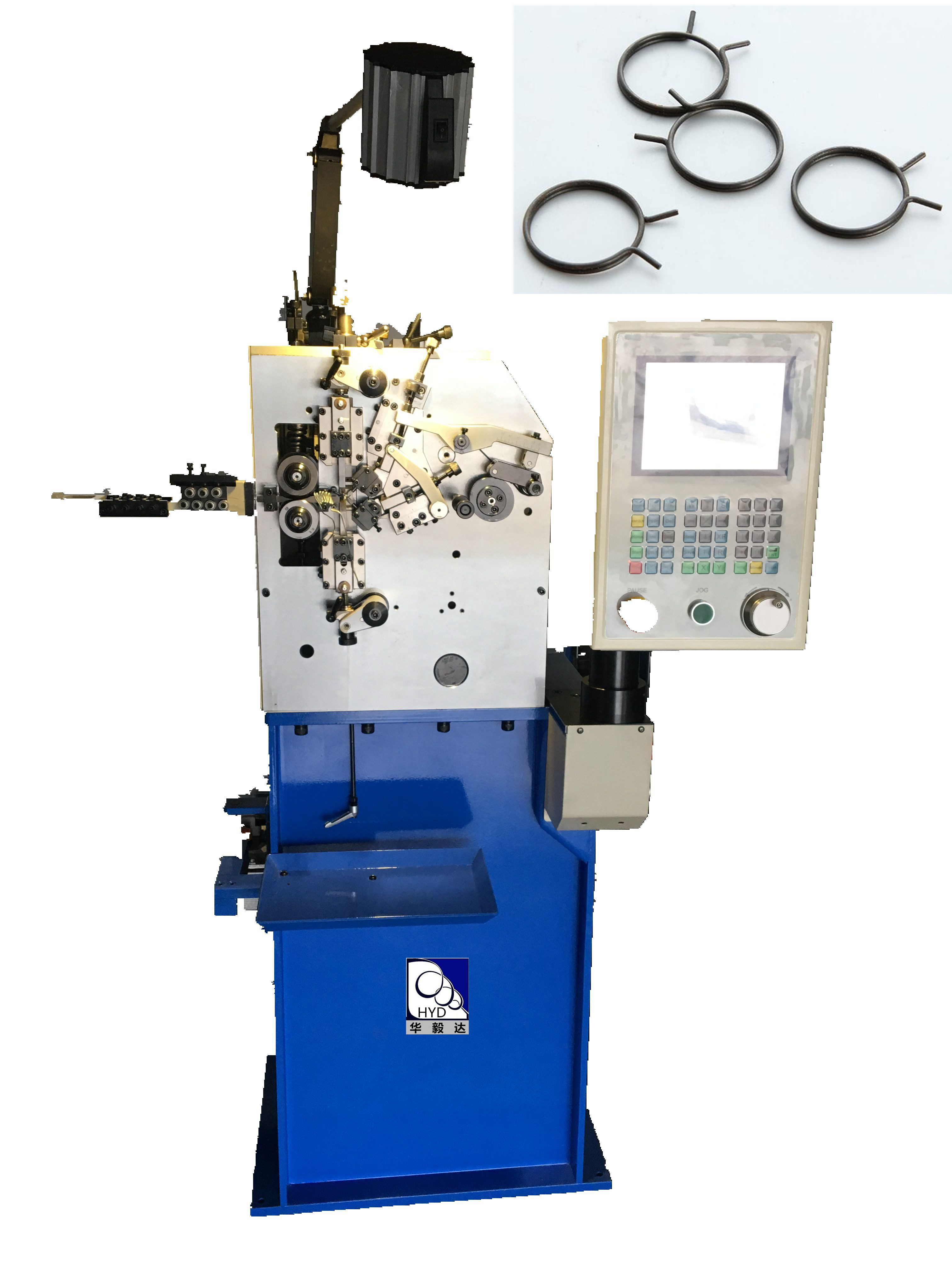 High Accuracy Compression Spring Machine 1200m / Min With CNC Control ...