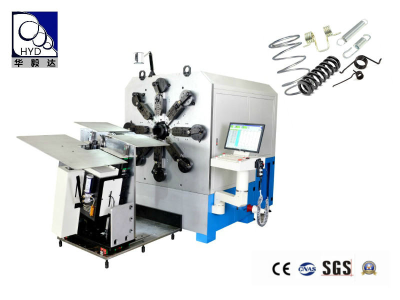 8mm 16 Axes Cam - Less CNC Control Spring Bending Machine With High - Efficiency