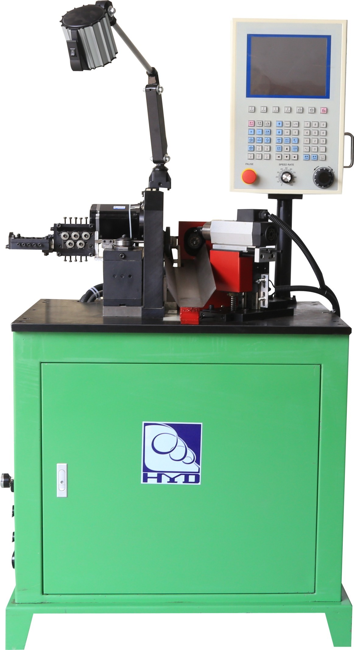 Wire Diameter M4 - M10 Helicoil Spring Making Machine With Five Axes